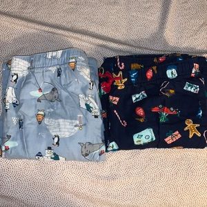 Old Navy pajama pants holiday